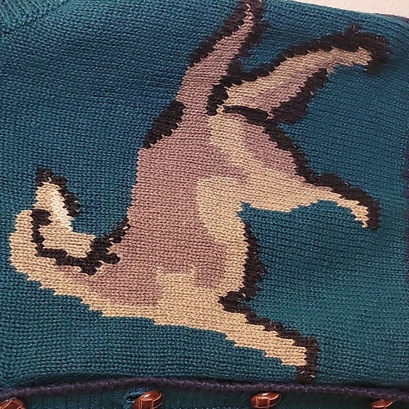 Vintage Christopher & Banks Hand Embroidered Dog Sweater Vest - Picture 4 of 10